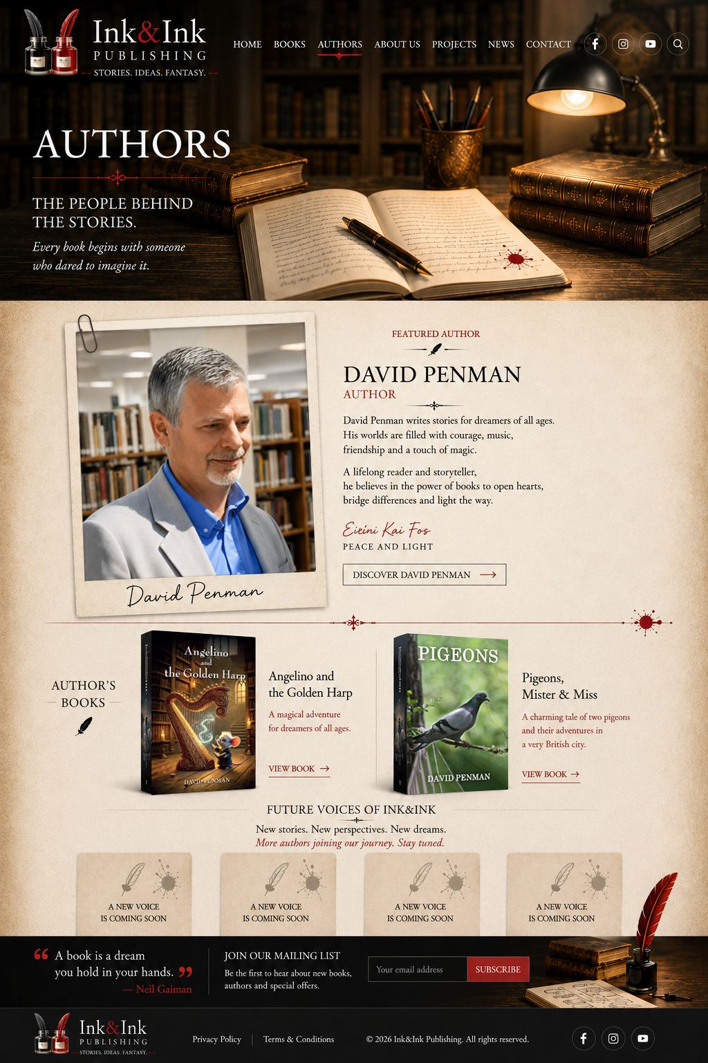 Authors approved visual master